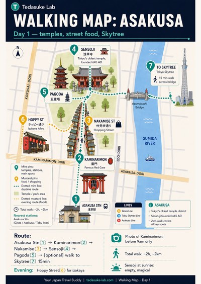 Walking Map - Sample Page