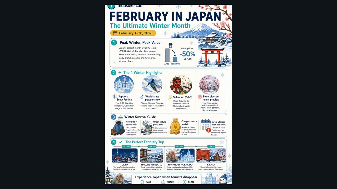 Monthly Guide — February in Japan