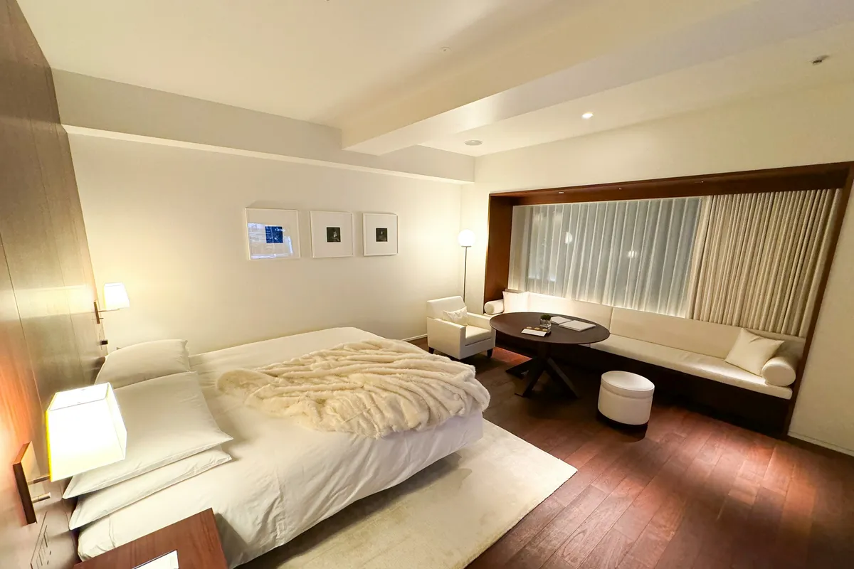 Modern luxury hotel room in Japan